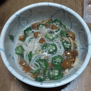 なめこおくらにゅうめん